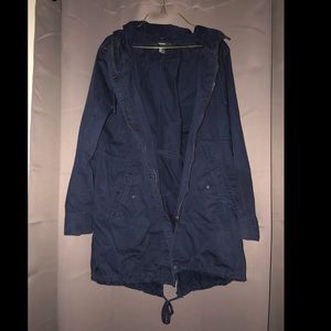 Navy Lightweight Rain Jacket